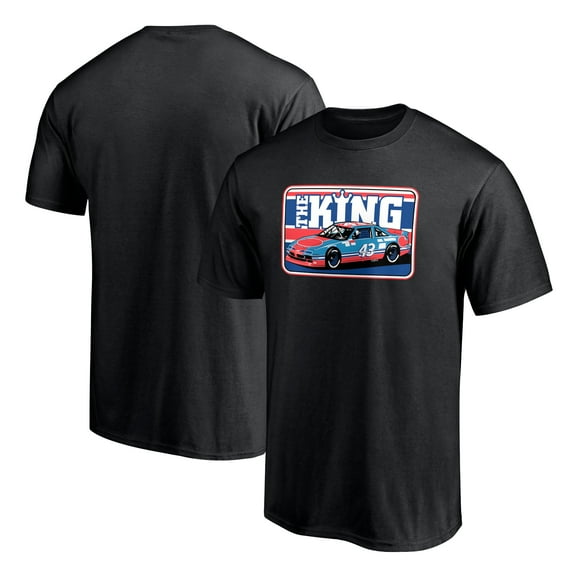 Men's Black Richard Petty The King T-Shirt
