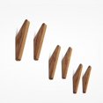 thumbnail image 3 of Ganchos de madera Ganchos de pared, Ganchos para abrigos, Ganchos de madera de caucho (paquete de 6) Ganchos para colgar en la pared Ganchos para colgar abrigos, Ganchos para sombreros, Ganc, 3 of 5