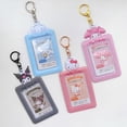 thumbnail image 2 of Sanrio Hello Kitty Kuromi My Melody Cinnamoroll tarjetero de Anime de dibujos animados, bolsa de almacenamiento colgante para tarjetas fotográficas, 2 of 4