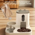 thumbnail image 2 of 2in 1 Cat Food Dispenser Water and Food Integrated Fully Automatic Cat Food Feeding and Water Dispenser Cute Water Dispenser, 2 of 9