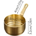 thumbnail image 2 of Stainless Steel for Mini Saucepan 100ml Small Milk Pot with Long Handle for Home, Kitchen Cooking, Sauce, Coffee, Butter (S), 2 of 7