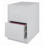 25" Deep 2 Drawer Legal File Cabinet in Gray