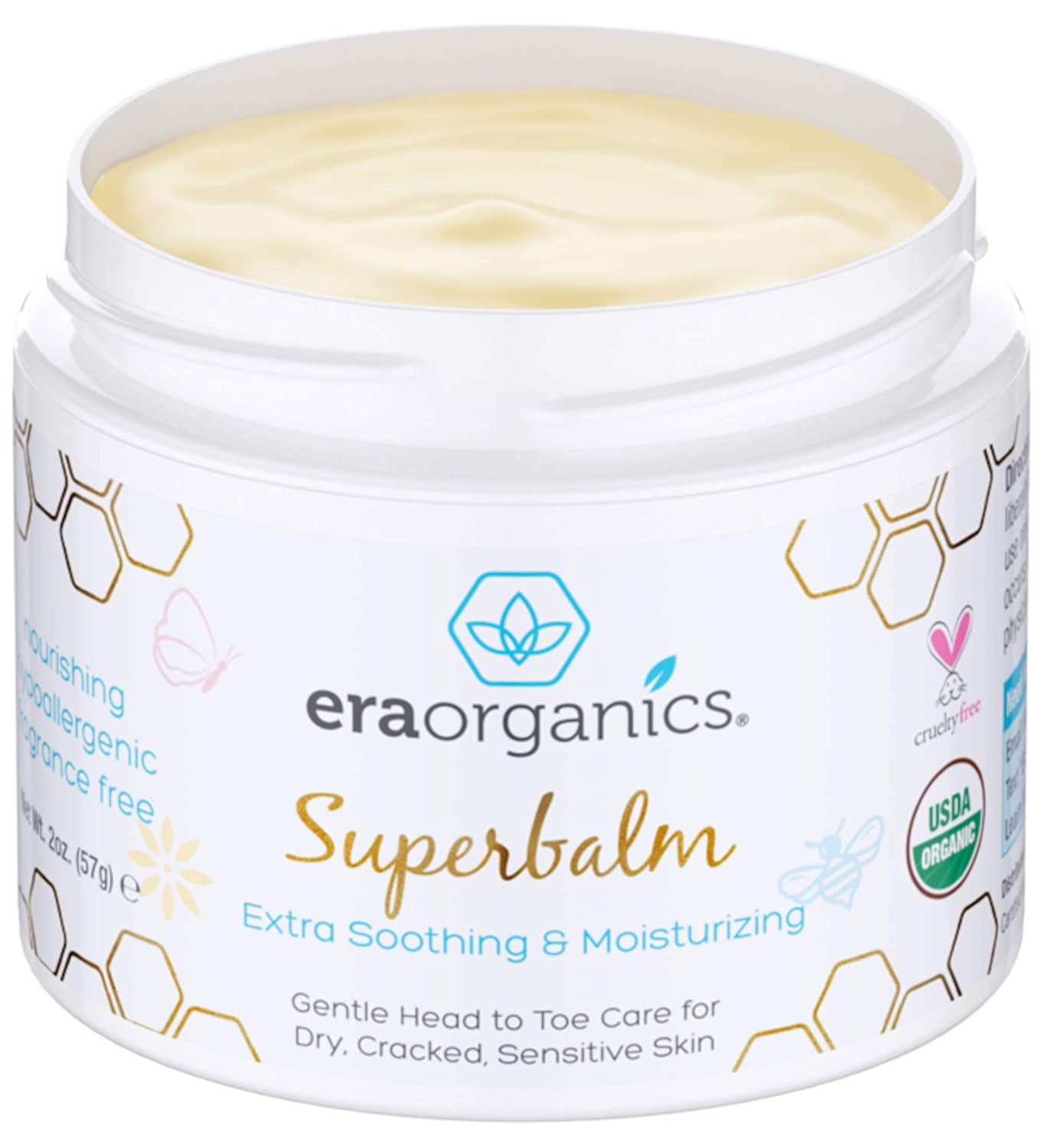 Healing Ointment for Babies 2oz. USDA Certified Organic Natural Healing Cream for Baby Eczema, Cradle Cap (Infant Seborrheic Dermatitis), Chapped Nose, Rashes, Hives & More