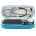 thumbnail image 2 of BOVKE Travel Carrying Case Compatible with 3M Littmann Classic III, Lightweight II S.E, MDF Acoustica Deluxe Stethoscopes, Extra Room for Medical Scissors EMT Trauma Shears LED Penlight, Turquoise, 2 of 8