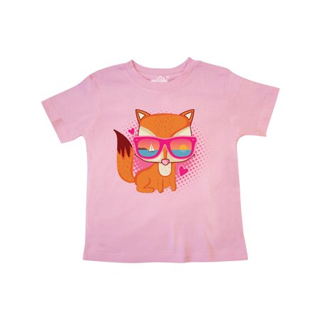 

Inktastic Fox Beach Sunglasses Gift Toddler Toddler Girl T-Shirt