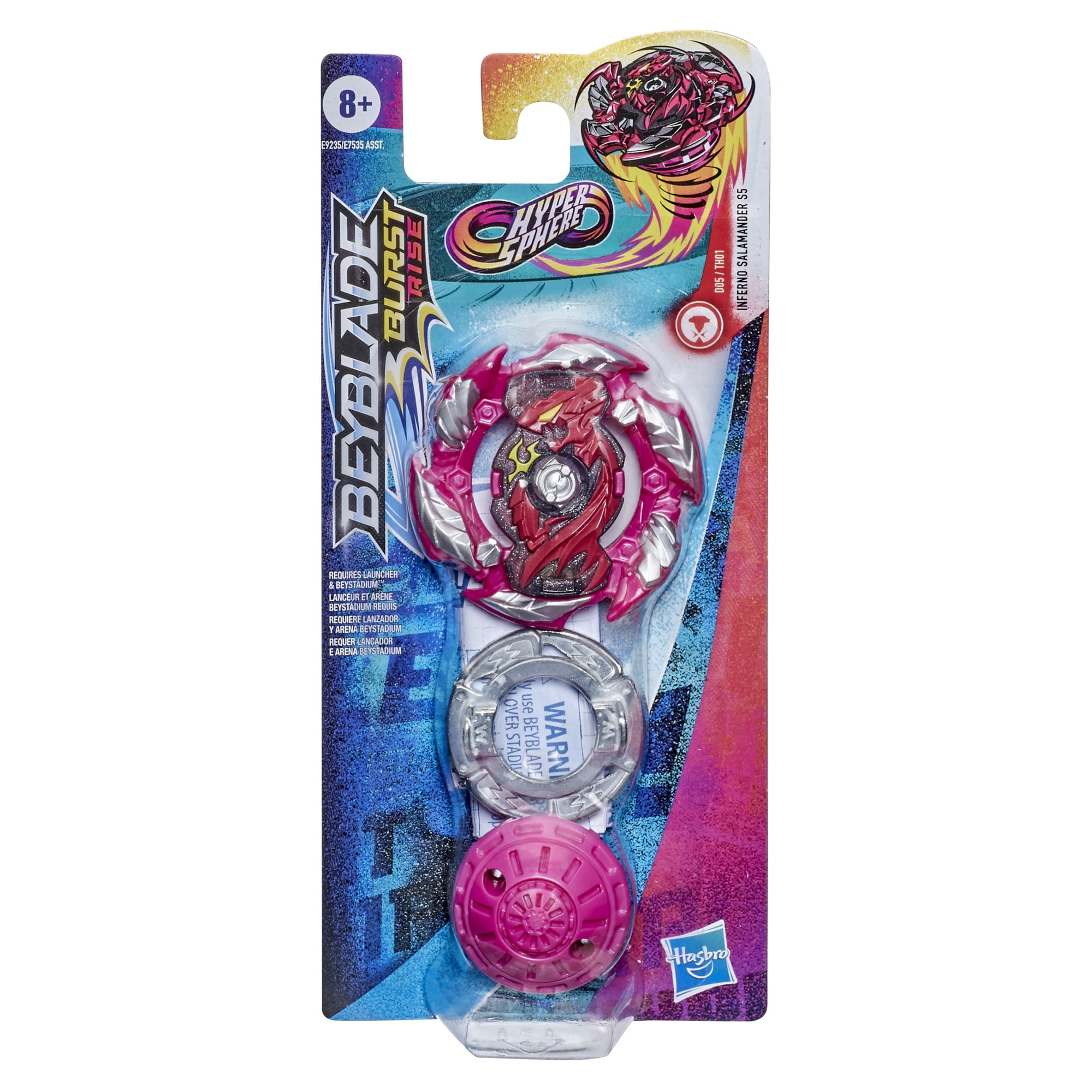 Beyblade Burst Rise Hypersphere Inferno Salamander S5 Single Pack