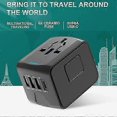 thumbnail image 5 of Universal International Travel Power Adapter High Speed USB Type C Portable US AU Plug 6A, 5 of 5