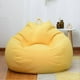 thumbnail image 1 of The color is as shown in the main picture 100*120cm Lazy Sofa Cover Chairs without Filler Linen Cloth Lounger Seat Bean Bag Pouf Puff Couch Tatami Living Room Furniture Cover(only Selling Bean Bags), 1 of 5