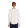 thumbnail image 4 of Time and Tru Women's Long Sleeve Hacci Top (2 Pack), 4 of 5