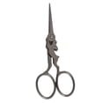 thumbnail image 3 of 3.9 Inches Vintage Stainless Steel Scissors Rabbit Sewing Shears DIY Tools Black, 3 of 6