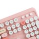 thumbnail image 4 of M Buder Teclado y Ratón Inalámbrico Combo Retro 104 Teclas Rosa 2.4GHz, 4 of 9