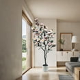 thumbnail image 5 of Artificial Magnolia Tree, Faux Flower Plant in Pot with Realistic Leaves & Flowers, Fake Magnolia Tree Blooming Floral Plant For Garden Office, 5 of 6