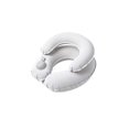 thumbnail image 2 of Double Layer Inflatable Travel Neck Pillow Press Inflating U Shaped Air Cushion with Milk Velvet Cover Portable for Airplane, 2 of 6