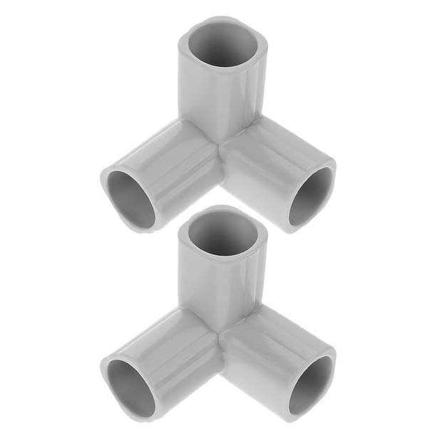 2 piezas de accesorios para parque infantil, conectores de tubería de 3 vías, conector de valla, piezas para parque infantil, accesorios de conexión de tubería