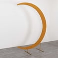 thumbnail image 5 of Efavormart Gold Spandex Crescent Moon Chiara Backdrop Stand Cover, Custom Fitted Wedding Arch Cover - 7.5ft, 5 of 6