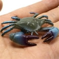 thumbnail image 2 of 8 Pcs Modèles d'Animaux Kawaii Simulation Crabe de Mer Figurine Terrarium Jouets en PVC, 2 of 5