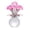 Pink, variant on Z52LingLing Decoration Eternal Crystal Rose Flower Figurine Valentine Anniversary Gift Rose Gold
