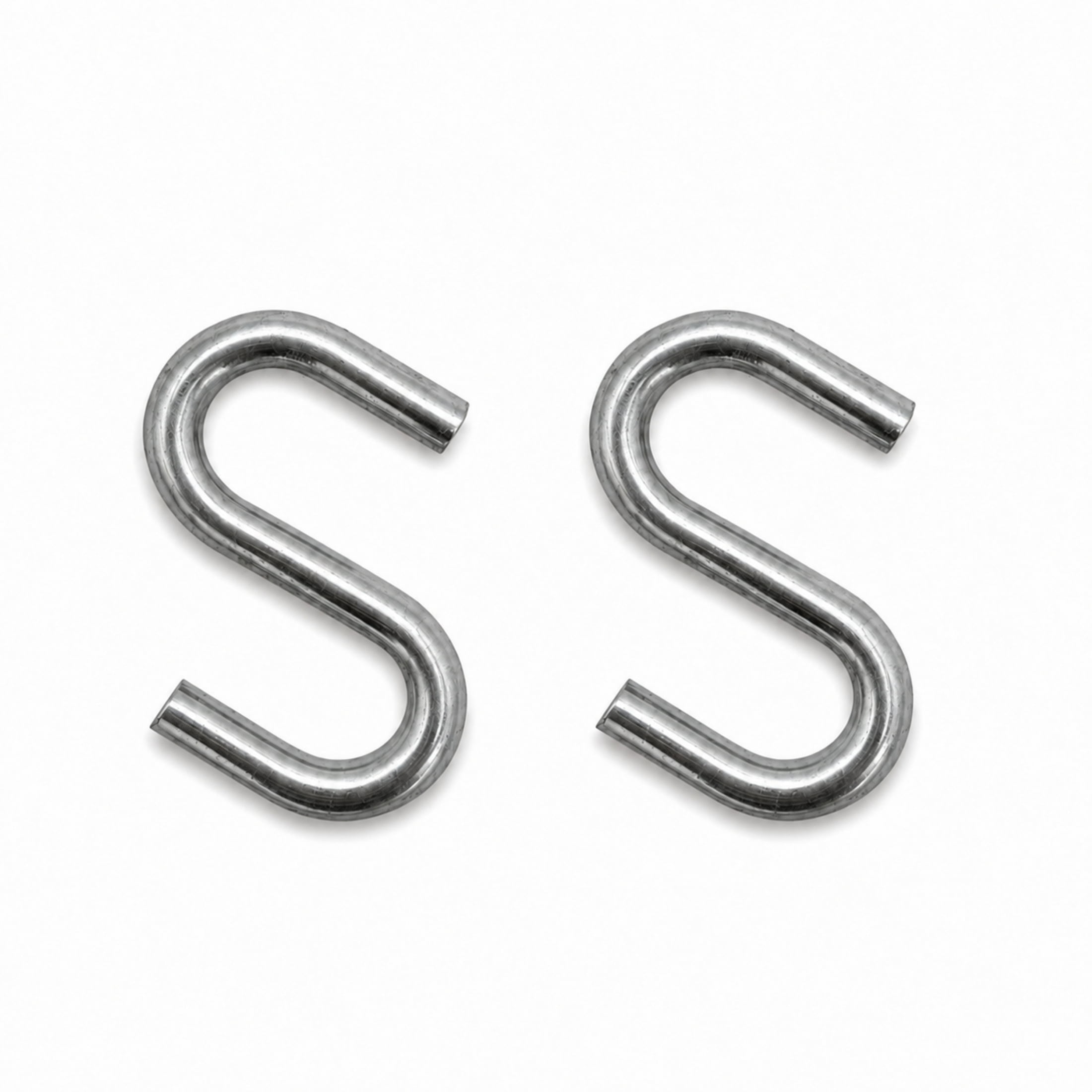 1/4" S-Hooks, 2 Pack, Zinc, Peerless Chain Company, #4717238
