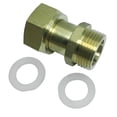 thumbnail image 4 of de tubería de latón de 2 vías Conector de latón de tubería de agua Juntas internas y externas Sharpla Adaptador de rosca de latón de 2 vías, 4 of 8