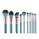 thumbnail image 2 of Elegante traje de cepillo de abedul azul puro, con bolsa de viaje, traje profesional de cepillo de sombra de ojos de color, traje único de cepillo de maquillaje de contorno facial y traje LingWen 9024719112817, 2 of 4