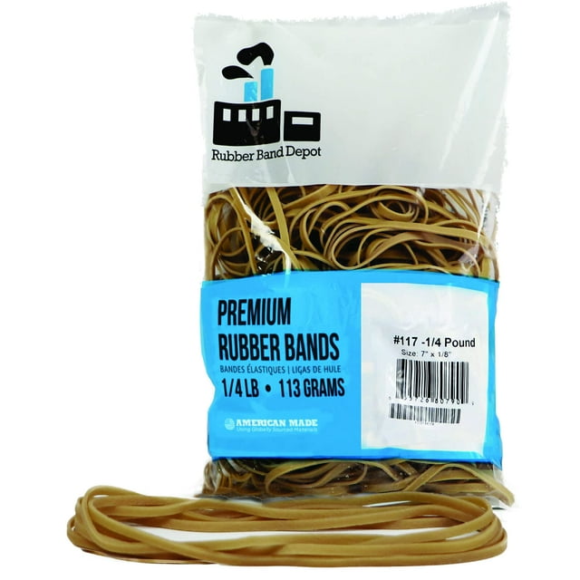 RUBBER BAND DEPOT THIN Rubber Bands, All Purpose Rubber Bands, Rubber