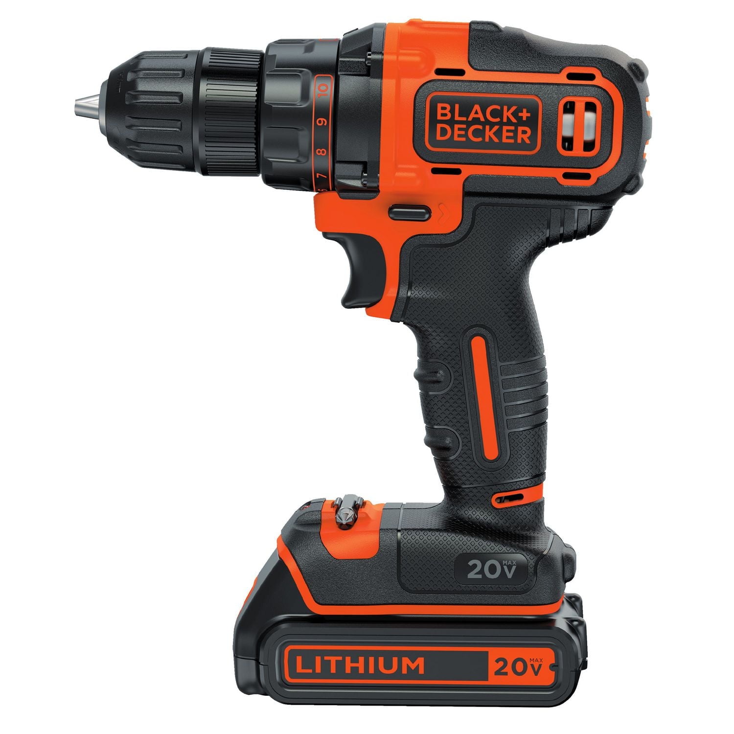 Perceuse/visseuse à 2 vitesses MAX* BDCDD220C de BLACK+DECKER au lithium de 20 V