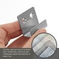 thumbnail image 3 of Miangastore 10pcs Heavy Duty Stainless Steel Wall Brackets for Storage Use Silver Color, 3 of 9
