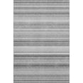 thumbnail image 2 of Addison Rugs Mayfield Washable Transitional Stripes Gray Rectangle Rug, 3' x 5', 2 of 6