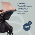 thumbnail image 2 of Carriola para bebe y Portabebe para auto - Asiento Giratorio 360º - Hasta 4 Años o 15 kg, 2 of 10