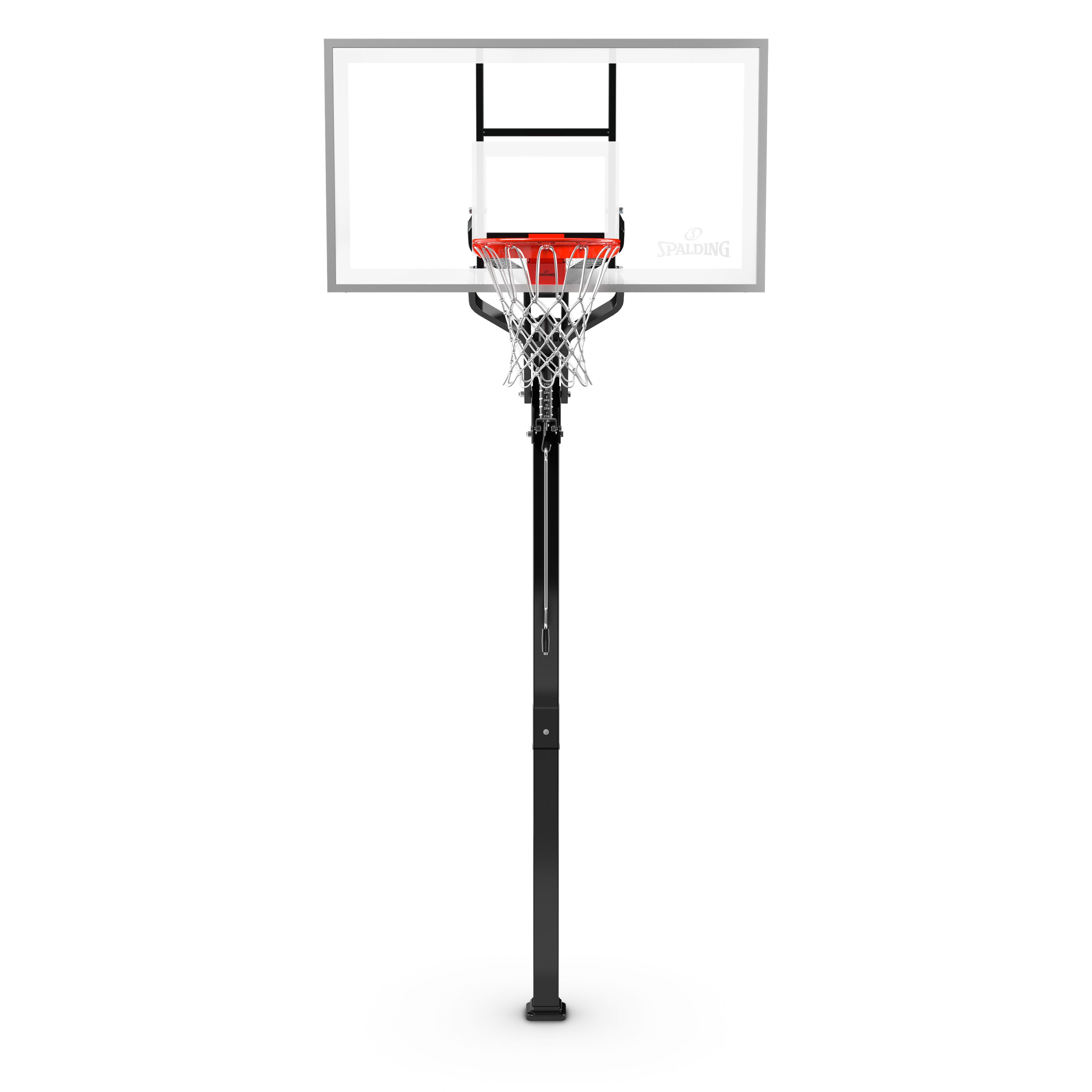 Spalding 60 In. Tempered Glass U-Turn® In Ground Basketball Systems Hoop - image 2 of 6