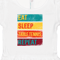 thumbnail image 4 of Inktastic Table Tennis Player Girls Baby Dress, 4 of 5