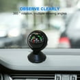thumbnail image 3 of Car Compass Car Guide Ball Compass Mini Compass Compact Dash Stand Compass Night Vision for Travel Outdoor Survival, 3 of 9