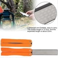 thumbnail image 5 of Double Sided Knife Sharpener Orange Diamond Portable Outdoor Sharpening Stone Tools, 5 of 5
