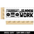 thumbnail image 2 of Jammin Work Stereo Teacher Student School Self-Inking Rubber Stamp Ink Stamper - Brown Ink - Small 1-1/2 Inch, 2 of 7