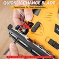 thumbnail image 3 of Jig Saw Compatible with Dewalt 20V Max Battery (No Battery), Cordless Jig Saw Brushless Jigsaw Tool with LED Light, 0°- 45° Bevel Cuts, 3 Orbital Settings for Straight/Curve/Circle Cutting, 3 of 8