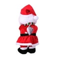 thumbnail image 2 of ABPWLY Toys Musical Dancing Singing Santa Claus Christmas Decoration Novelty Toy with Scarf 15x16x32cm Soft Plush Battery Operated Party Festive Gift for Kids Girl Toys, 2 of 6