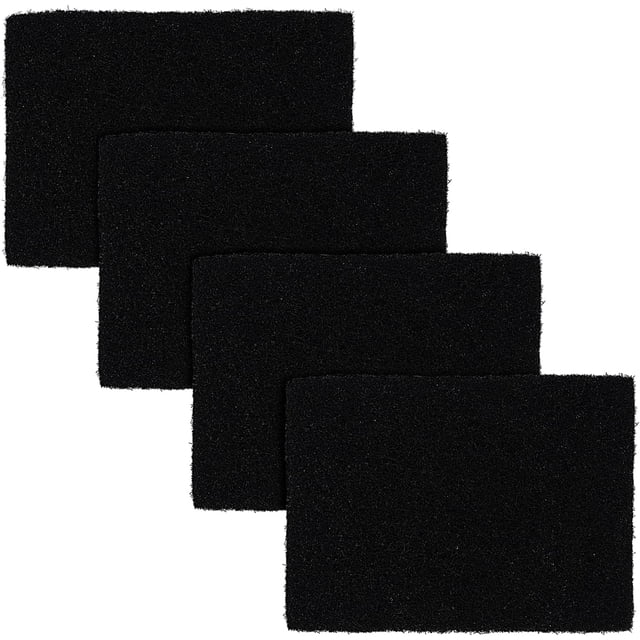 Compost Bin Carbon Odor Filters Substitute for Jo-seph Intelligent Waste Food Waste Caddy Replaceable Rectangle Activated Carbon Filters Pad for Kitchen (Pack of 4)