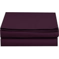 thumbnail image 1 of Mocassi 1500 Thread Count (3 Pack) Flat Sheet,Cal King , Purple, 1 of 3