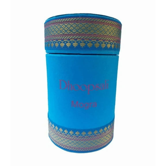 Mogra Dhoop Sticks, 3" Length, 50 Count, Handcrafted Natural Blend with Ceramic Holder