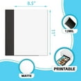 thumbnail image 4 of Stone City Printable Magnetic Sheets 8.5x11 Matte Magnet Photo Paper, Cutable for Inkjet + Laser Printers, 5 Sheets for DIY Signs, Crafts, Photo Ablums, 4 of 13