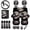 Eagle National Flag, variant on Uorisanigo Eagle National Flag Car Seat Cover Full Set of 18 Pack with Steering Wheel Seat Belt Pad Center Console Pad Headrest Covers Lever Stick Knob Cover Drink Coasters Key Chains,Universal Fit