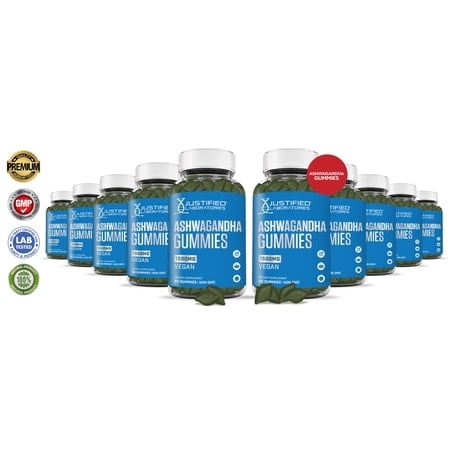 (10 Pack) Ashwagandha Gummies 1500MG 600 Gummys