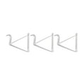 thumbnail image 6 of Hyper Tough 12 inch Closet Rod Bracket White 3PK, 6 of 7