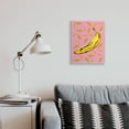 thumbnail image 2 of Stupell Industries Ripe Bananas Whimsical Tropical Fruits Yellow Pink Food & Beverage Painting Unframed Art Print Wall Art, 13 x 19, 2 of 6