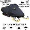 thumbnail image 2 of SBU Trailerable Snowmobile Snow Machine Sled Cover Compatible for Ski Doo Bombardier Summit Standard 800 for Model Years 2001-2001. 600 Denier Gear, 2 of 9