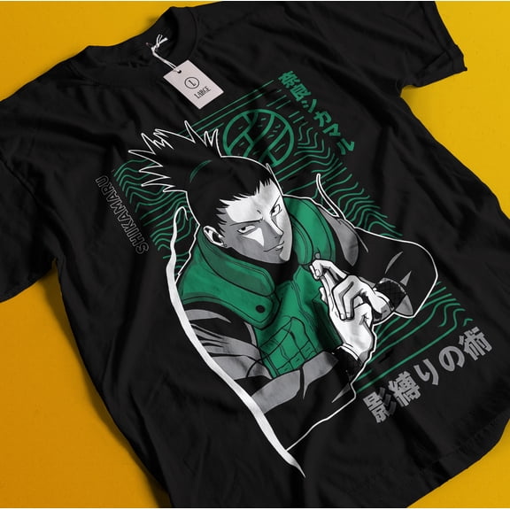 Naruto Anime Manga T-Shirt, Shikamaru Tee Sizes S-5Xl GooGate