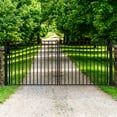 thumbnail image 3 of ALEKO Steel Dual Swing Driveway Gate Madrid Style 14 x 6 feet, 3 of 13