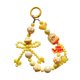 thumbnail image 5 of Llavero con cuentas, llavero para coche, accesorio de moda para teléfono, mochila, único amarillo, 5 of 9