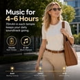 thumbnail image 5 of Genxenon Bluetooth Glasses with Photochromic Lenses for Men and Women,Voice Assistant,Hands-Free Calls,Gold Metal Half Frame Unisex,Suitable for Meetings and Offices, 5 of 10