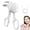 White, variant on Electric Heated Eyelash Curler, C Rechargeable Heated Lash Curler, with 3 Temperature Settings, Fast Heating Curling Comb, for Natural Long-Lasting Lash Styling